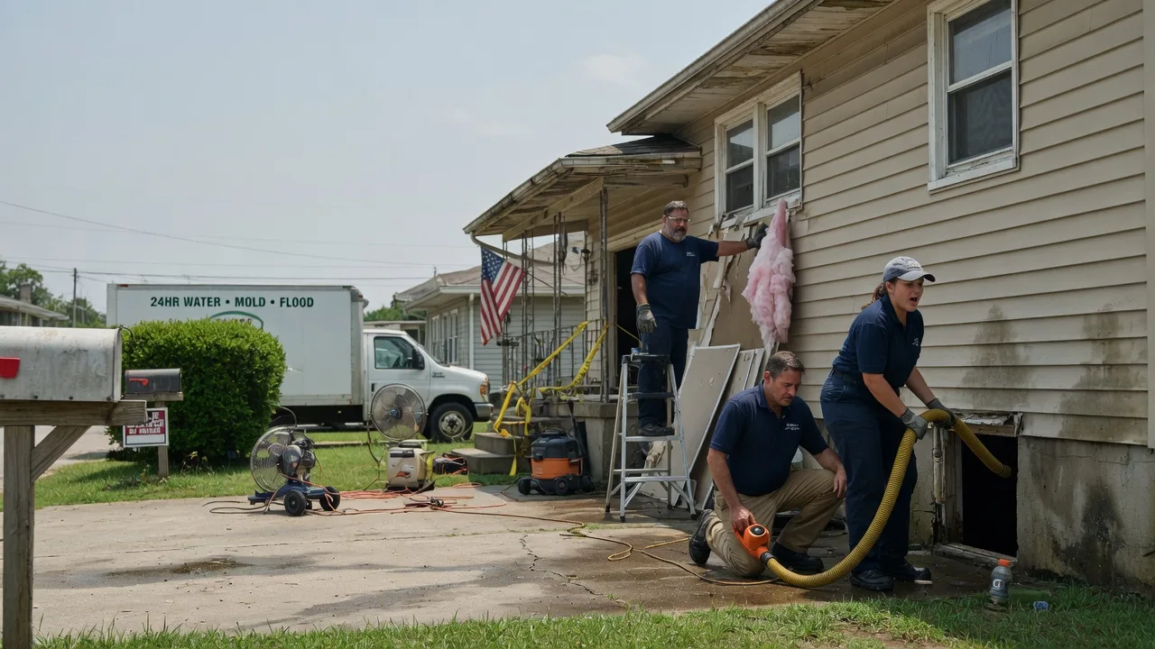 Water Damage Repair in Lickingville, PA near me